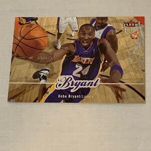 Kobe Bryant Lakers Card #BAS184A